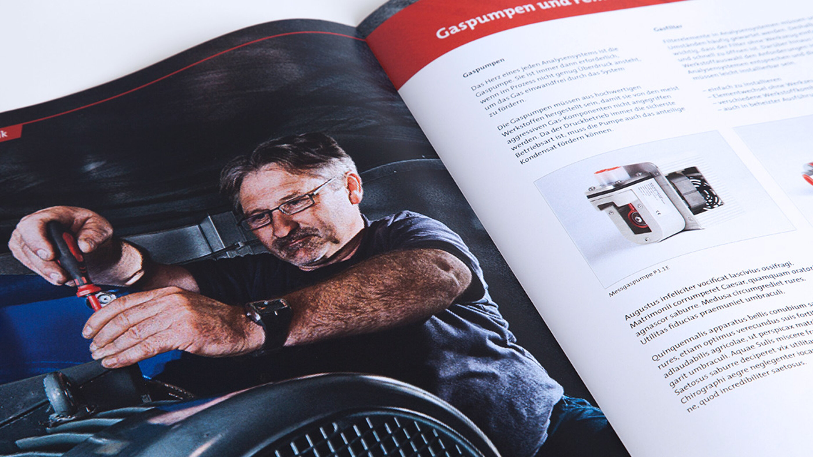 An Marken-Touchpoints wie z.B. Produktprospekten wird das Corporate Design konkret visualisiert. Die BÜHLER Technologies Markenpositionierung wird im Gestaltungskonzept auf Bilder, Design Elemente und Layouts übertragen.